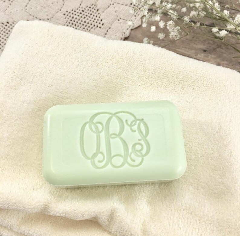 Monogrammed Soap Engraved Soap Custom Soap Etsy