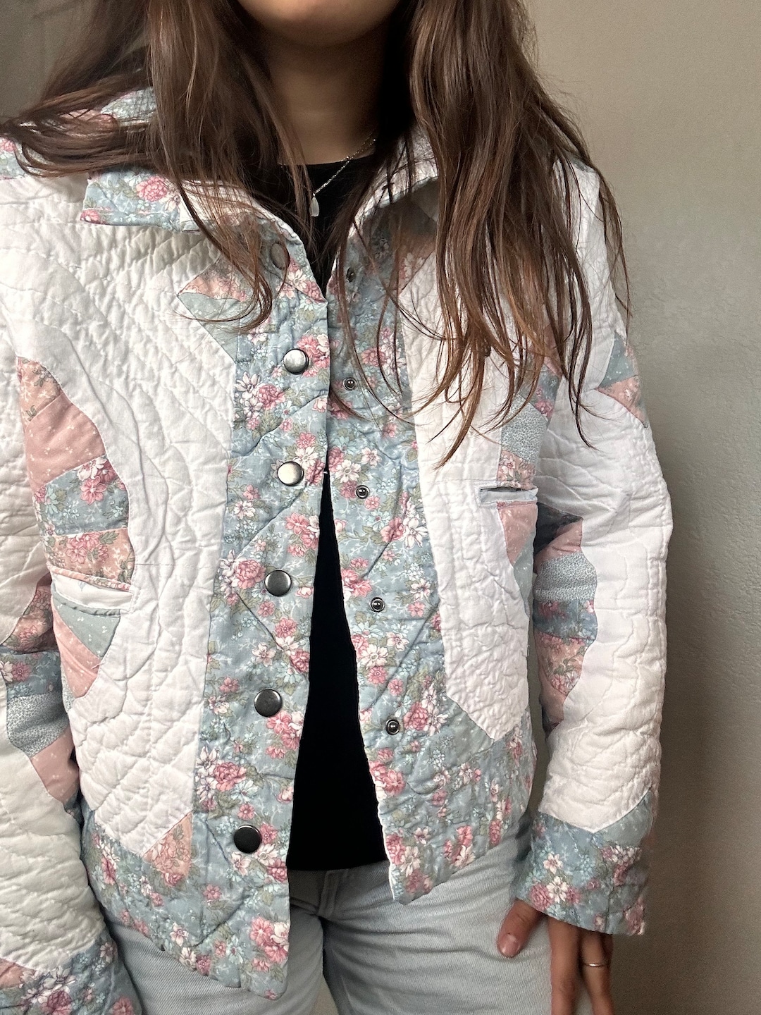 Handmade Vintage Quilt Jacket/coat Etsy