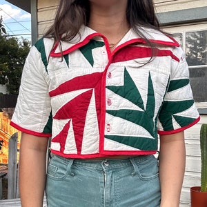 Handmade Vintage Quilt shirt
