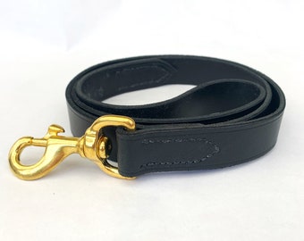 Leather dog Lead, Dog Lead, Dog Leash, Leather Leash, Leather Lead, Leather Leash Dog, Black Leather Dog Lead, Black Leather Dog Leash