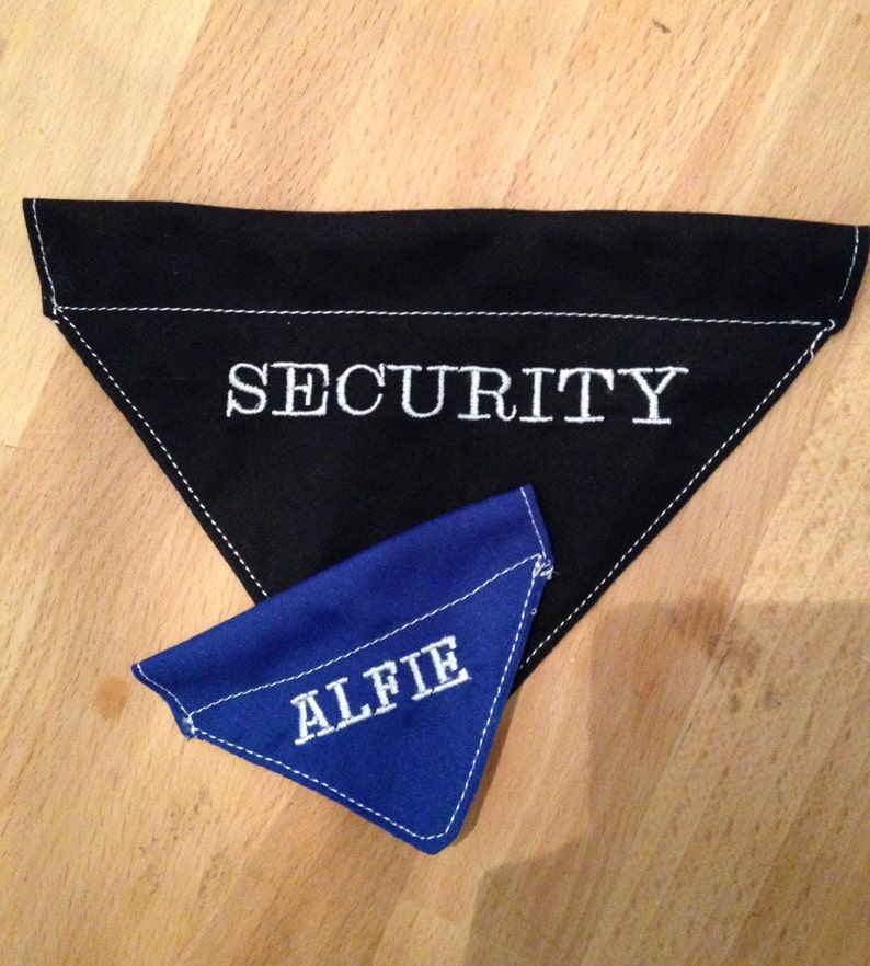 Personalized Dog Bandana Dog Scarf Dog Bandanas Dog Accessories Personalised Dog Bandana Dog ID Tag Pet Accessories Dog Clothes