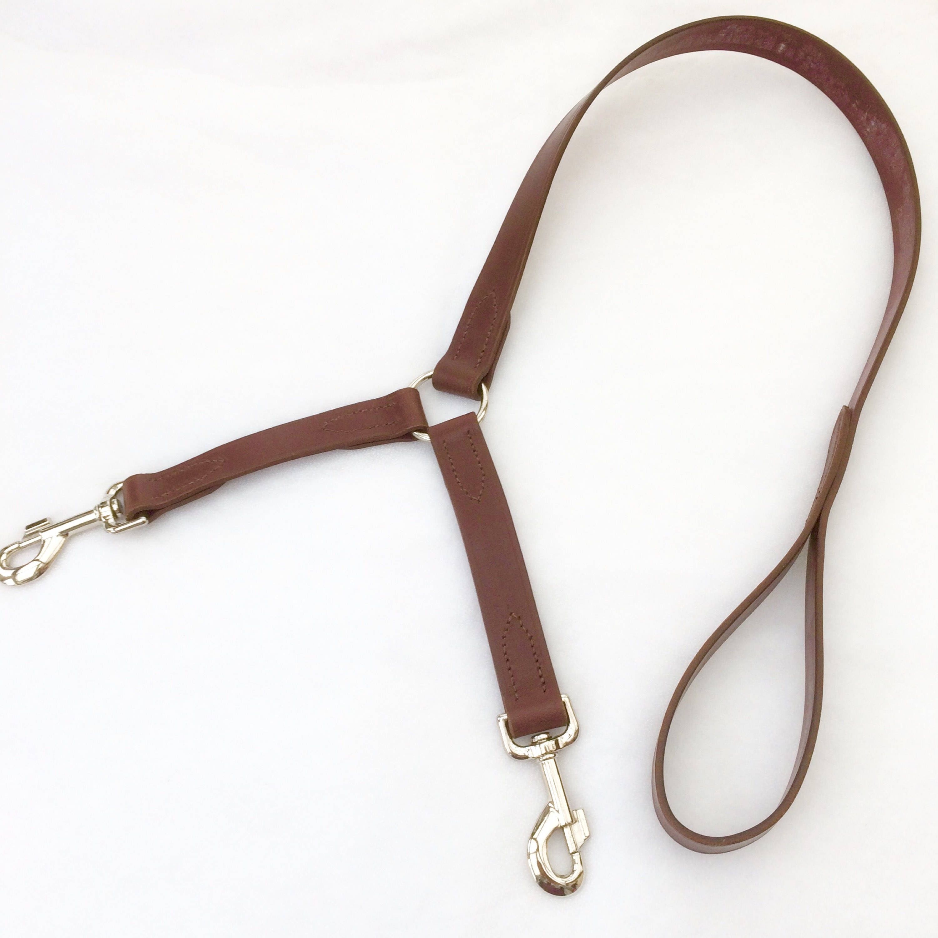 als Klein Geruststellen Dubbele hond Leash hond Leash Coupler leiband Split hond - Etsy Nederland