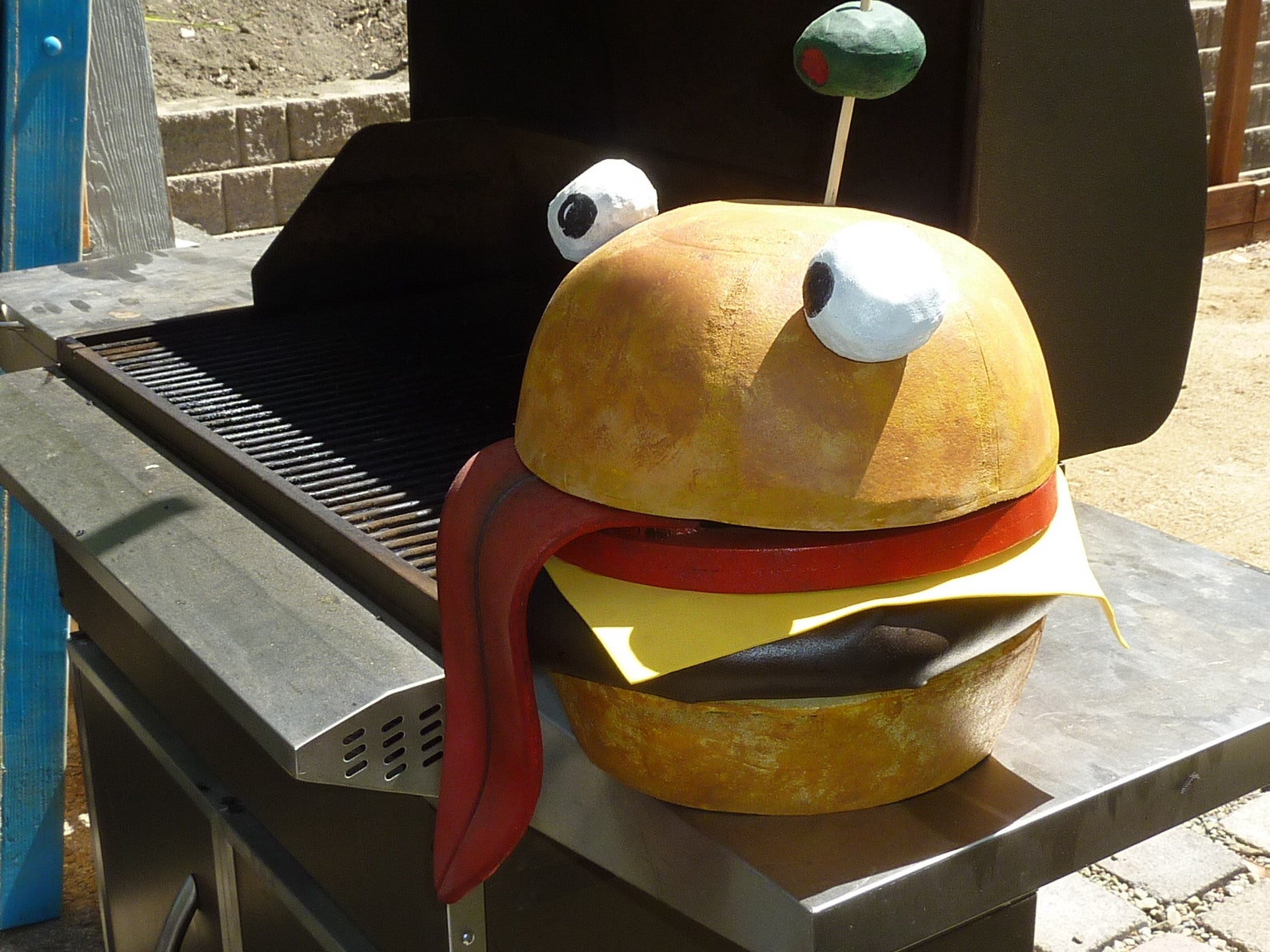 Elite Deluxe Cheeseburger Mask / Helemet Prop Video Game Etsy