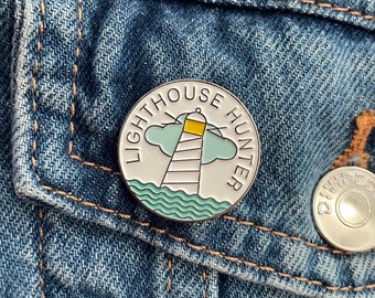 Lighthouse Hunter Enamel Pin