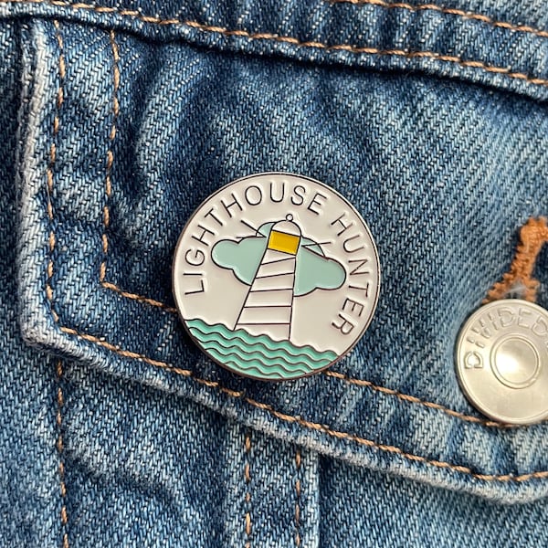 Lighthouse Hunter Enamel Pin