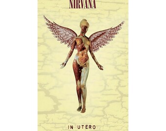 Nirvana Poster Wall Art Print for Office or Home