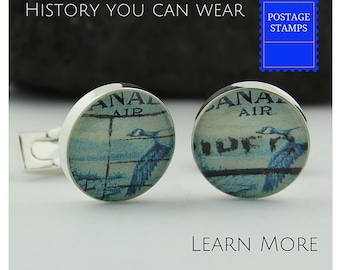 Goose Cufflinks, Canadiana, Canada, Graduation Gift for Him