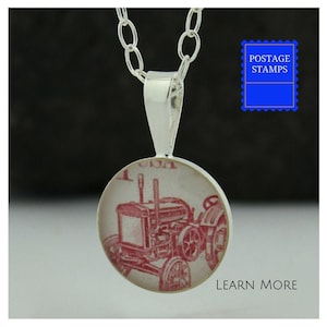 Tractor Pendant, Birthday Gift for Wife, John Deere