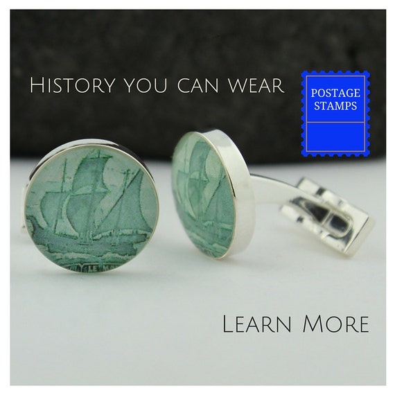 Canada Cufflinks for Men. Handmade Sailboat Cufflinks Feature Etsy