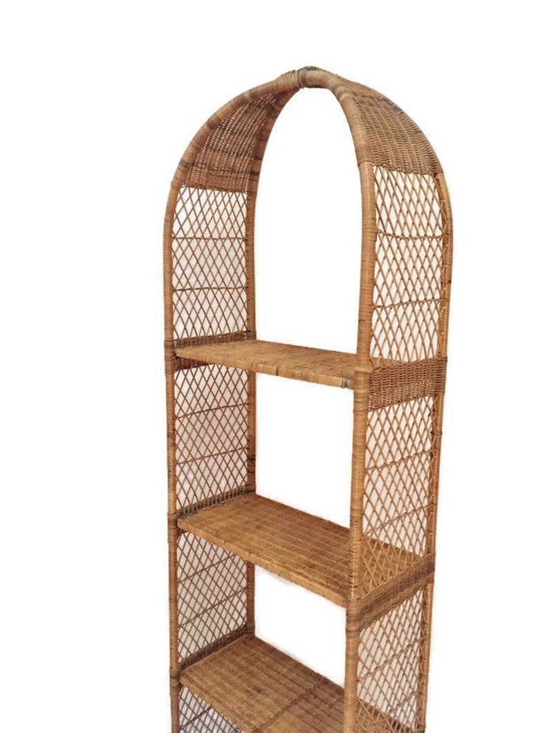 Creative Rattan Bookcase 