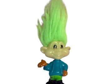 Vtg 1993 Burger King Kids Club Glow-in-the-Dark “Jaws” Troll doll