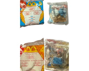 1990s Disney Aladdin Happy Meal Toys – Genie & Iago Sealed McDonald’s toy