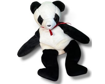 Vintage TY Beanie Baby Fortune the Panda – 1997/1998 – No Heart Tag