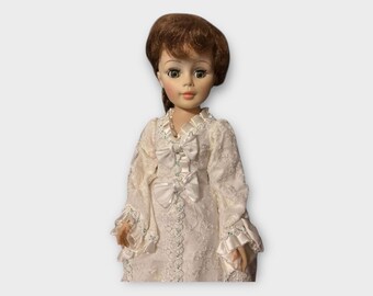Madame Alexander Agatha Portrait Doll 21" Vtg Godey Bride dress