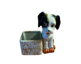 Vintage Dog Planter – Occupied Japan Era (c.1945–1951)