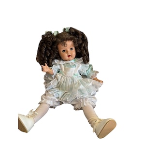 Poupée Vintage Raving Beauty - Artisan - Rhodoïd - 48 Cm - Années 50