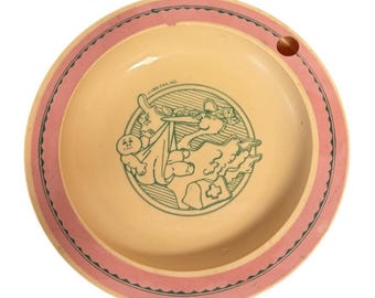 1983 Cabbage Patch Kids Doll's Plastic Feeding Dish Baby Bowl