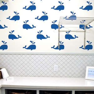 Whale Wall Stencil Reusable