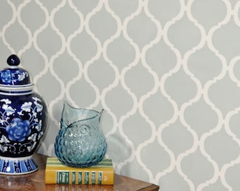 Moroccan Wall Stencil Reusable