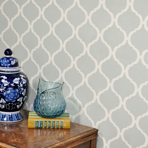 Moroccan Wall Stencil Reusable