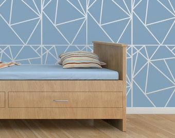 Geometric Allover Pattern Wall Stencil Reusable