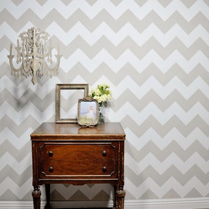 Chevron Wall Stencil Reusable