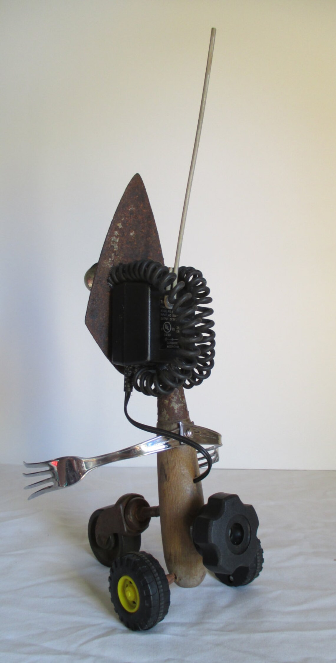 CONEHEAD Found Object Robot Sculptureassemblage Etsy