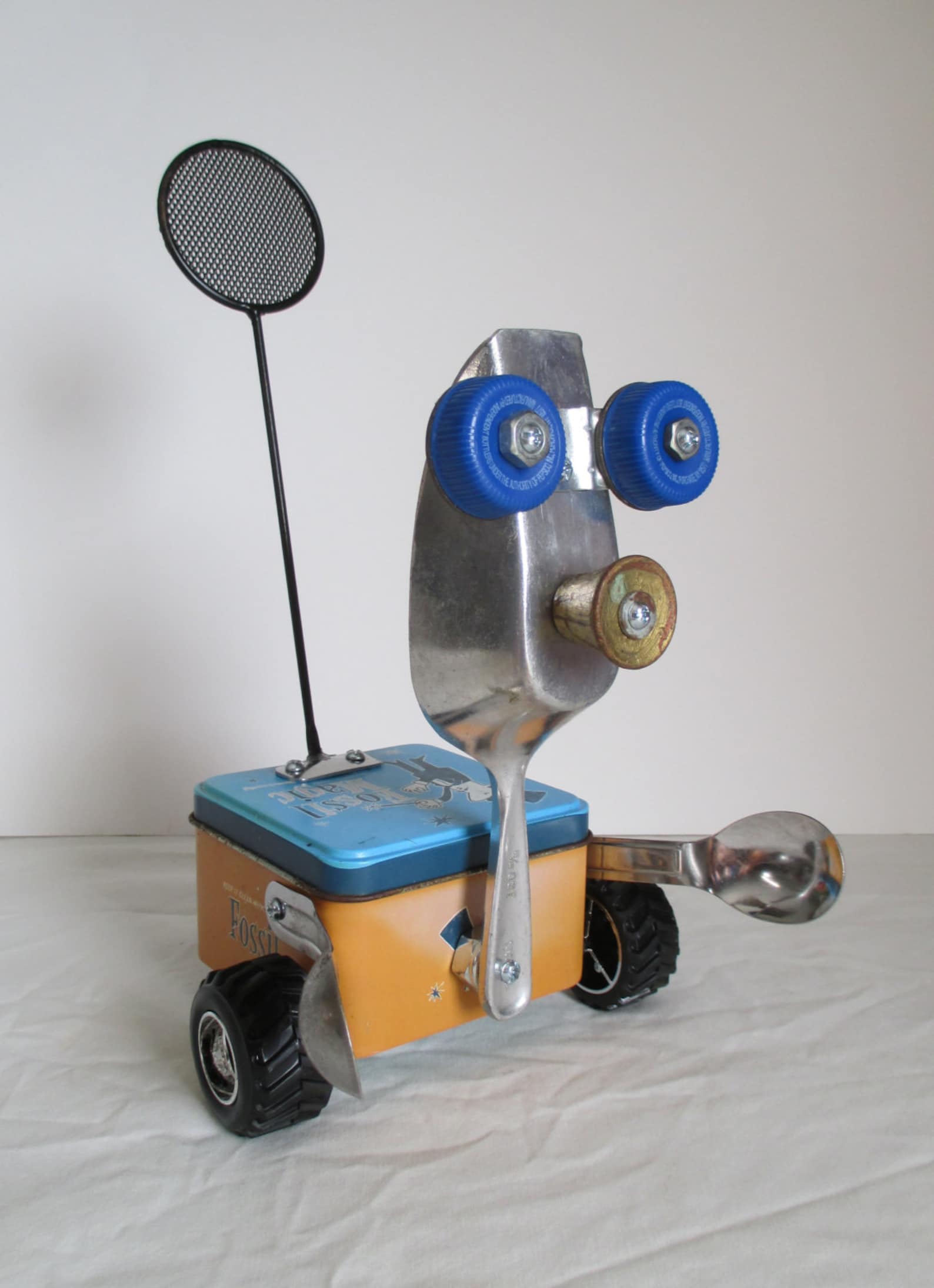 SCOOPER Found Object Robot Sculptureassemblage Etsy