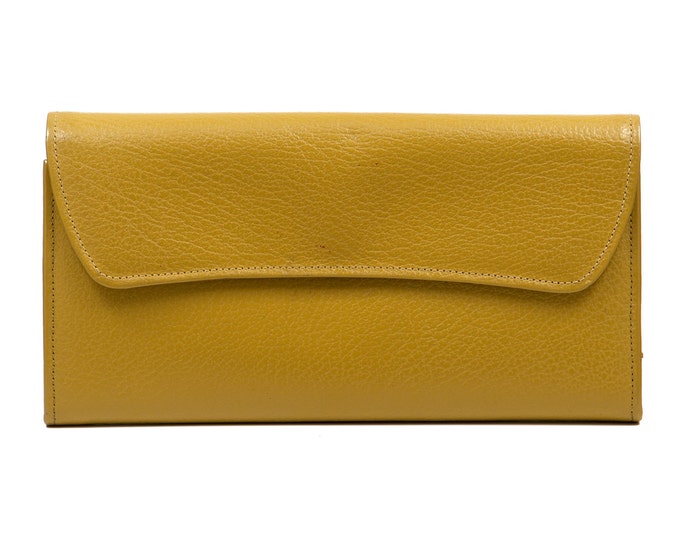 Vintage Mustard Yellow Wallet Coin Change Purse Etsy