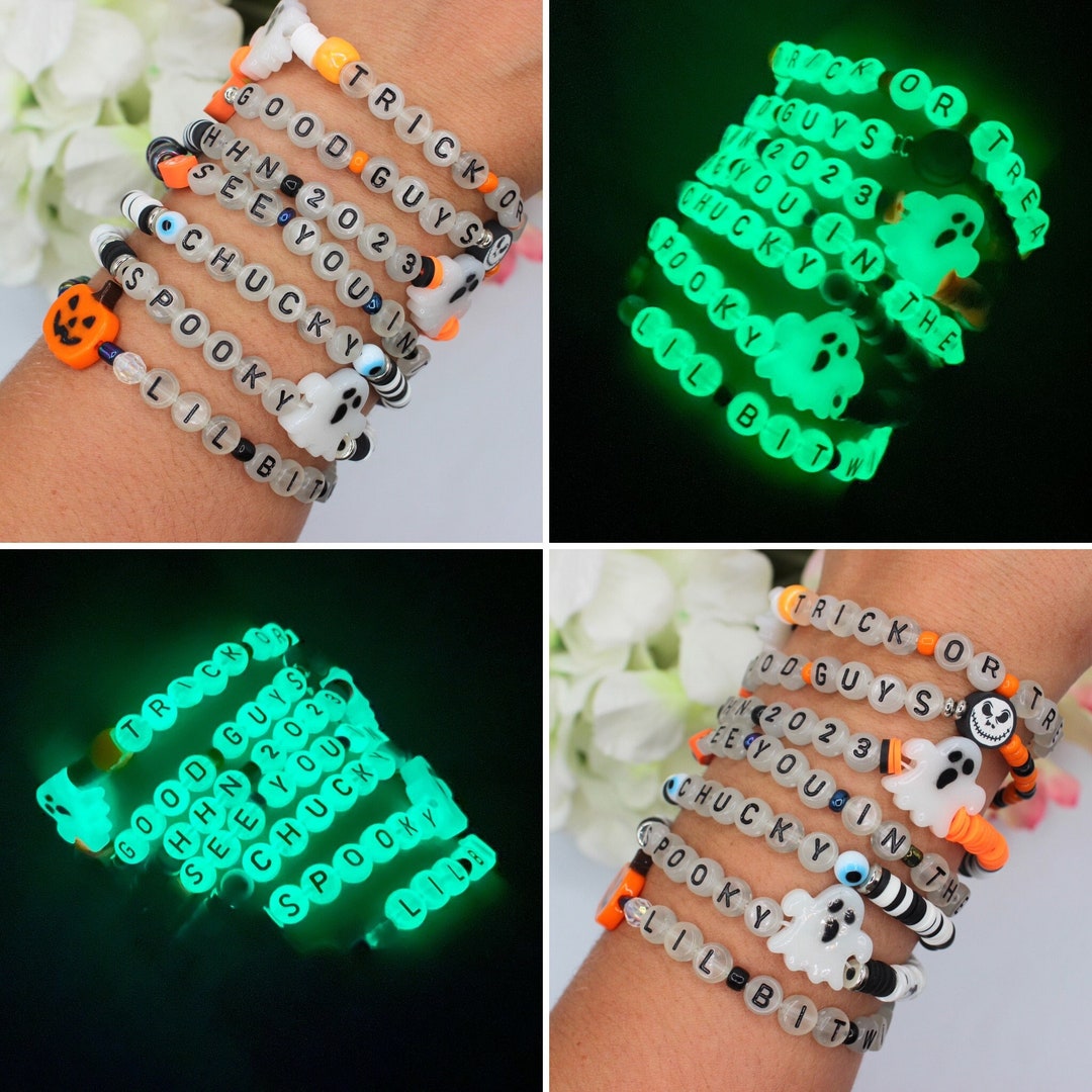 Glow in the Dark HHN 2023 Halloween Horror Nights Bracelets - Etsy