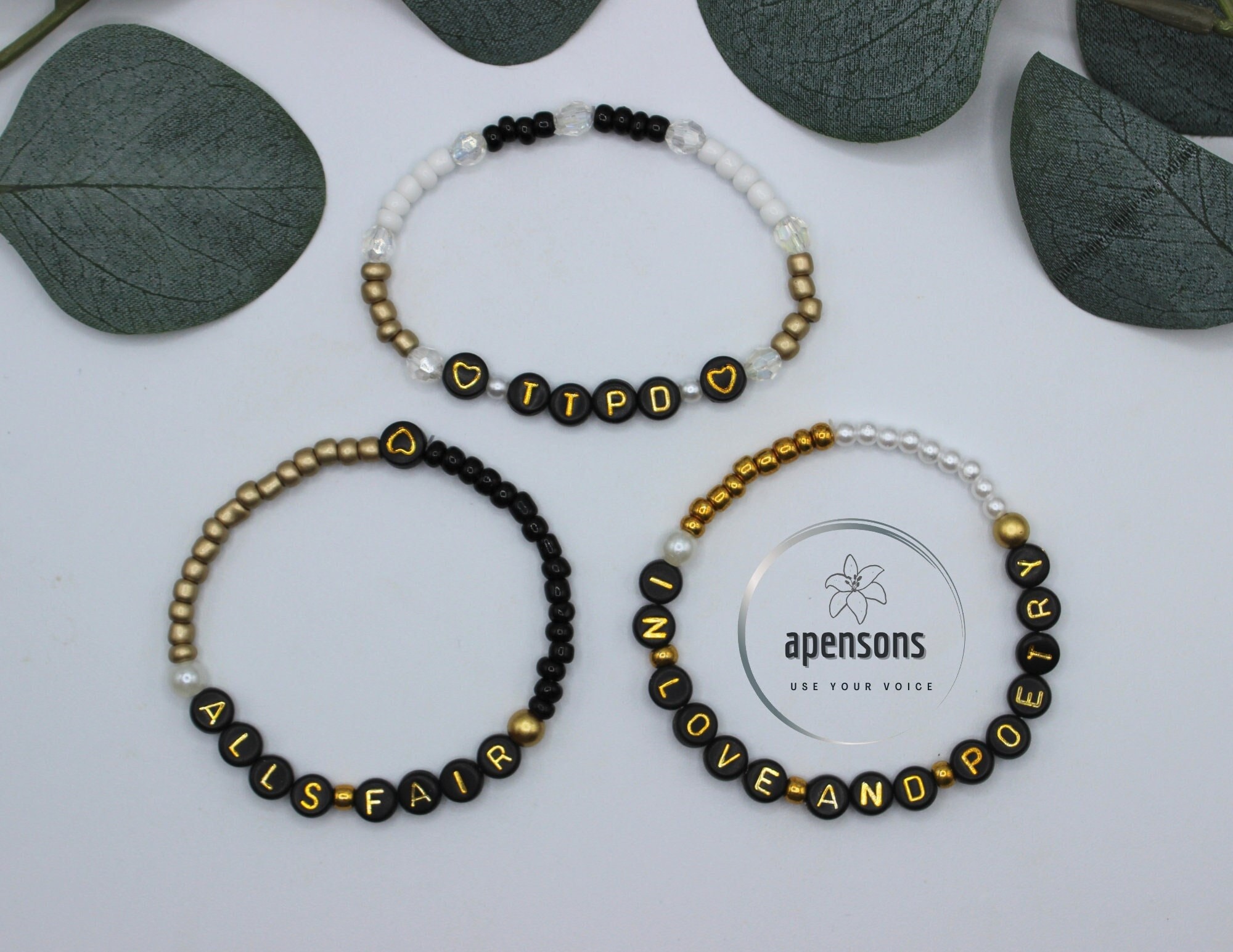 【Taylor Swift】The Tortured Poets Department Bracelet The Tortured Poets Department Bracelet – Taylor Swift
