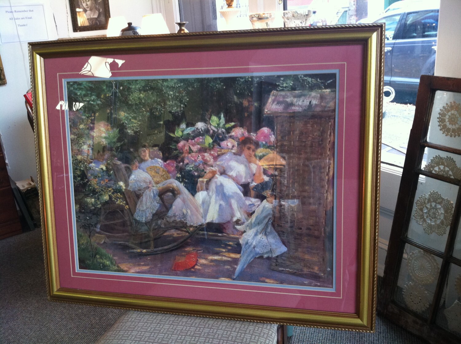 Trade Framed Under Glass Vintage Reproduction Art Print José Etsy