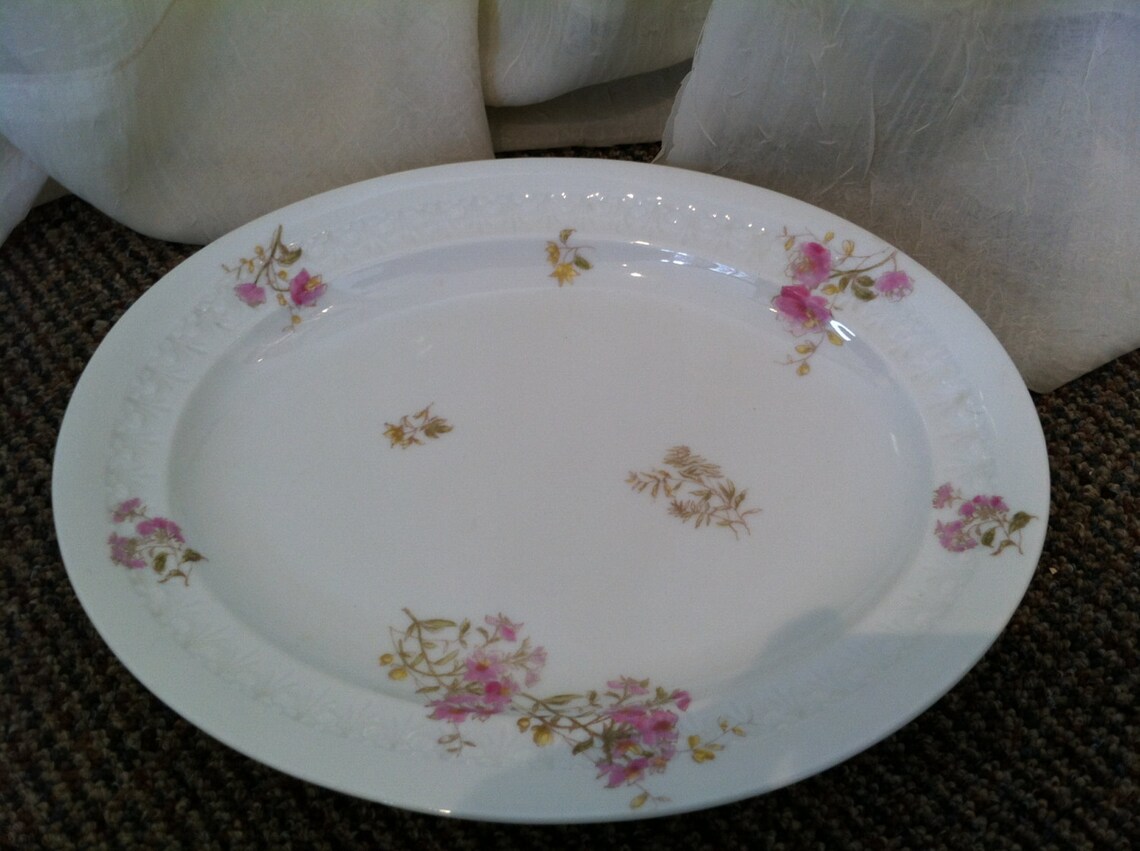 Antique M. Redon Limoges Soup Tureen and Serving Platter Etsy
