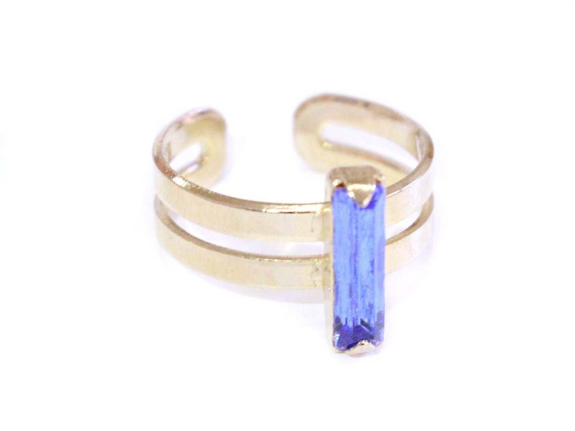 SALE Bar Candy Jewel gold midi ring gold ring | Etsy