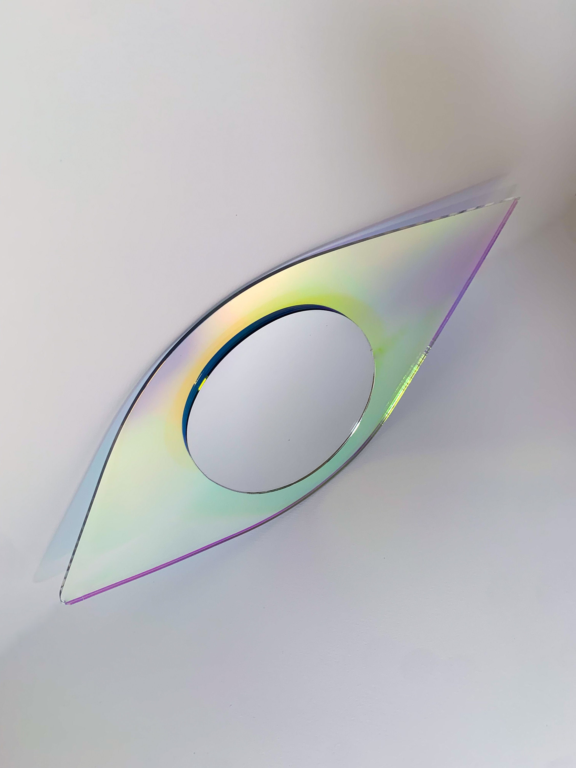 Eye Reflector - Wavy Acrylic Mirror Eye Mirror Amorphic Mirror Retro ...