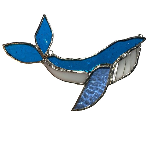 Stained Glass Whale