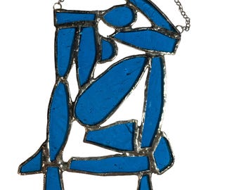 Figurine Matisse en vitrail