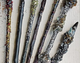 Hubblebubble Labrynth Crystal Healing wands