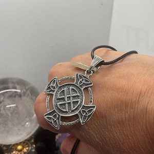 Sterling Silver Celtic/viking Cross Pendant