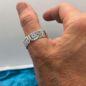 Sterling silver Celtic Band Ring
