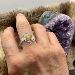 Swirl Opal Ring
