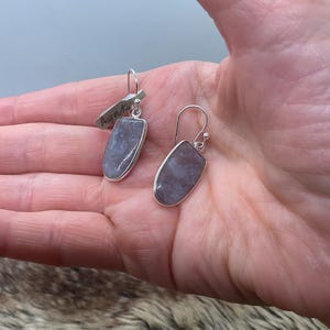 Achat Sterling Silber Ohrringe.
