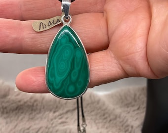 Malachite (natural) pendant