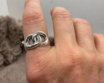 Sterling silver Knot ring