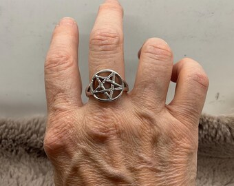 Sterling silver Pentagram Ring