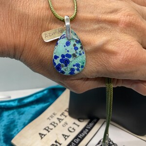 Simplistic Azurite pendant