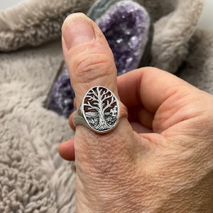 Sterling silver Tree of Life Ring