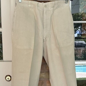 【公式】アクセサリーの激安通販 1960s USAF Khaki Cotton Summer Trousers | 30 X 27 | United パンツ