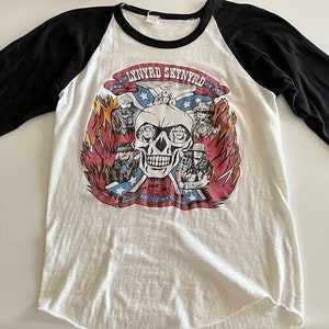1977 LYNYRD SKYNYRD The Road Home Promo T Shirt 70s Concert Southern Rock Jacksonville Florida Street Survivors Tour Era Ronnie Van Zant