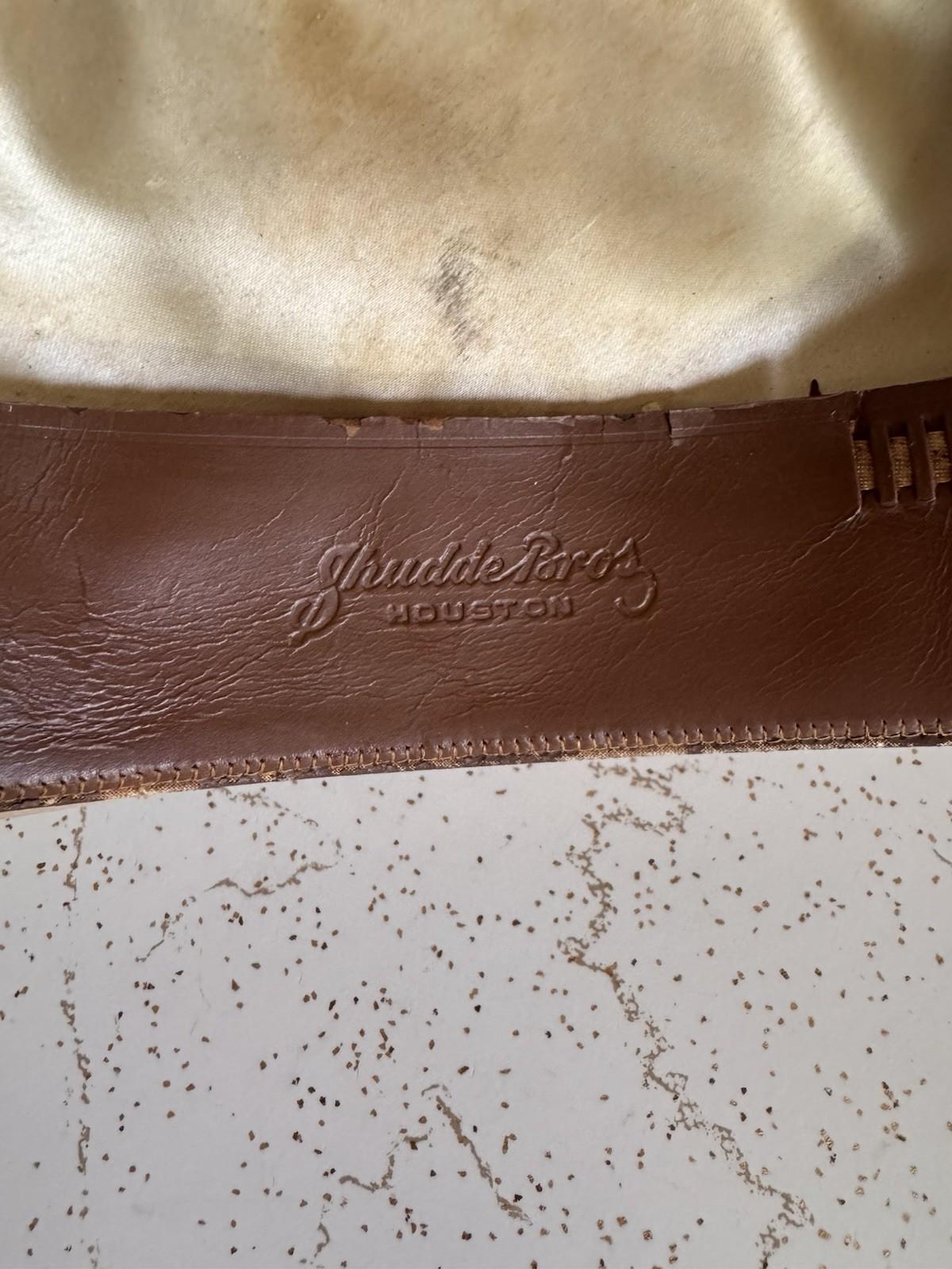 1950s Stetson One Hundred, 100X Beaver Cowboy Hat, Shudde Bros
